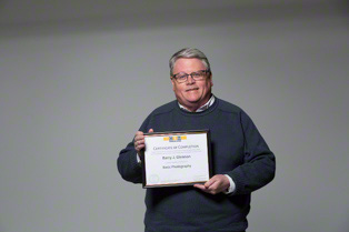 Photography Classes Certificate